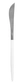 BAKER white-silver dining knife