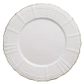 MATILLA white dining plate with gold rim