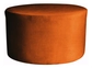 Large round NORMAN pouf, pumpkin color #345