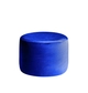 Small round NORMAN pouf, royal blue #346